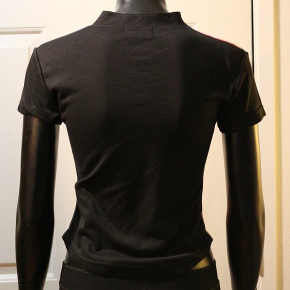 Lotus flower Top with asian neck clasp - Picture 3 of 4